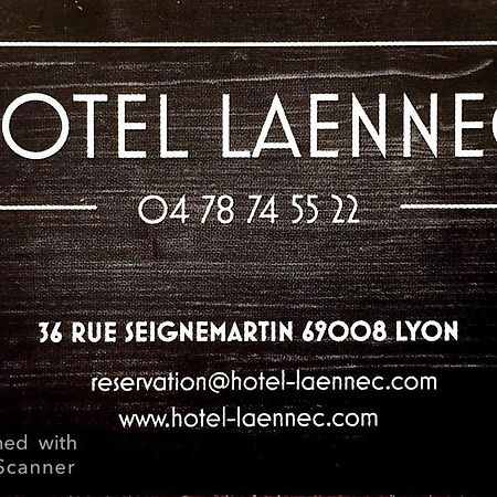 ホテルLaennec リヨン エクステリア 写真